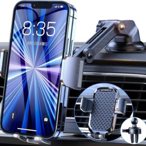 スマホホルダー 車 ACMEZING 車載ホルダー【業界改良3段クリップ式+3軸機械式伸縮アーム】