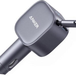 Anker Nano Car Charger (75W, 巻取り式 USB-Cケーブル)